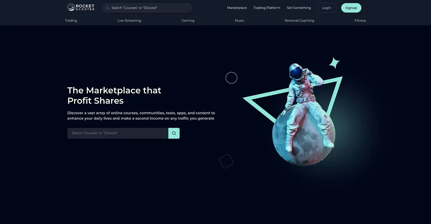 Screenshot of Rocket Scooter