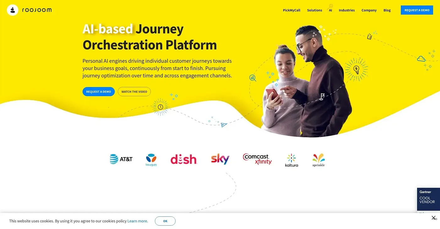 Screenshot of Roojoom