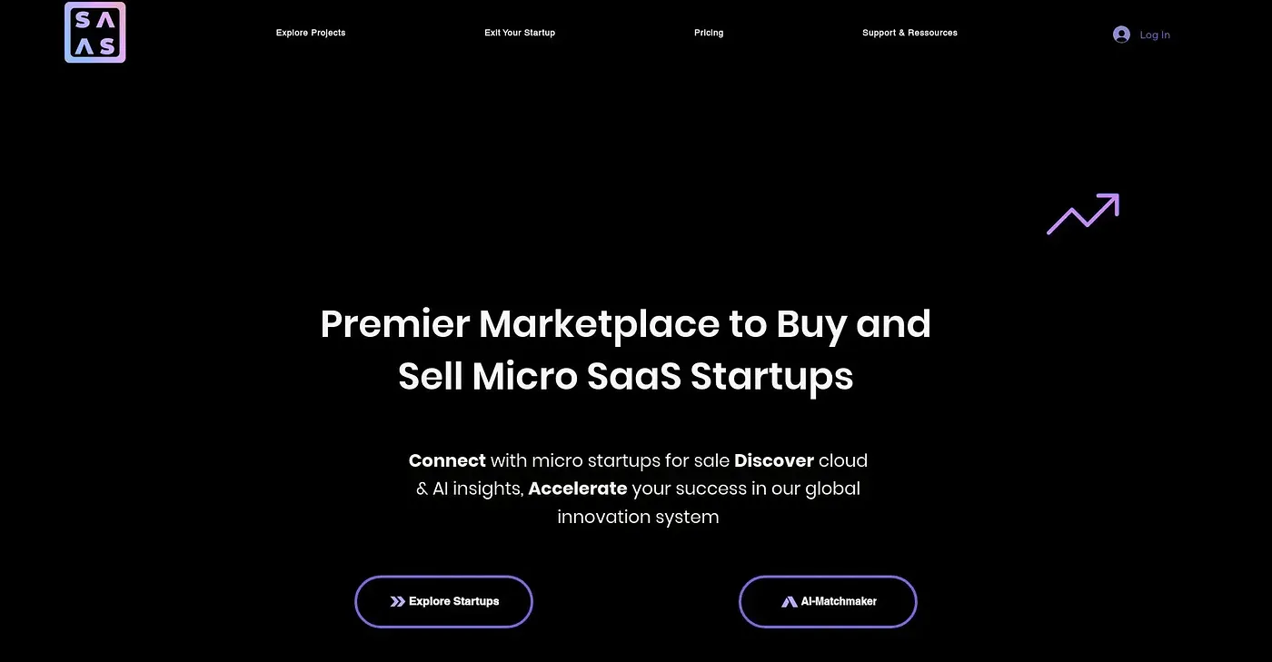Screenshot of SaaSquare