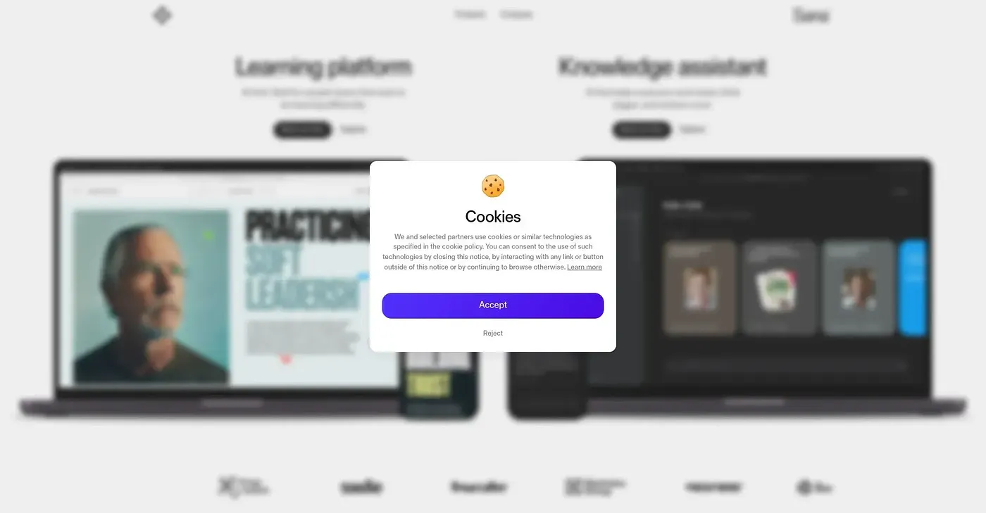 Screenshot of Sana Labs