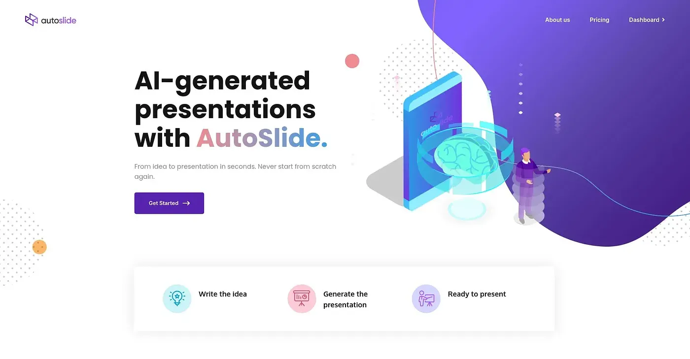Screenshot of Auto Slide AI