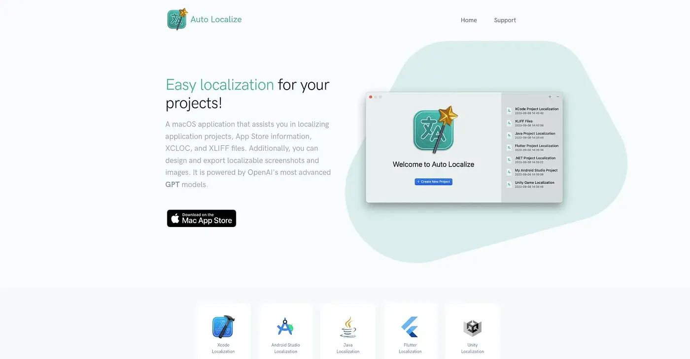Screenshot of AutoLocalize