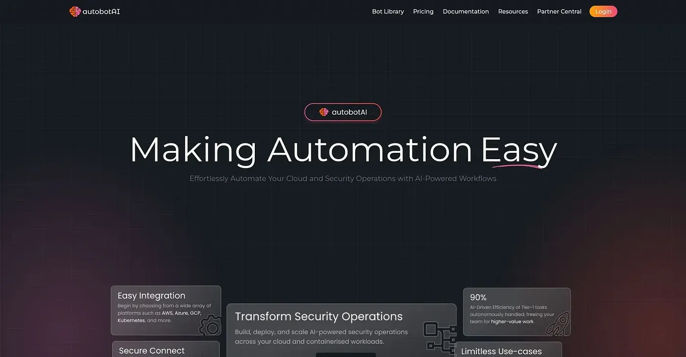 Screenshot of Autobot AI