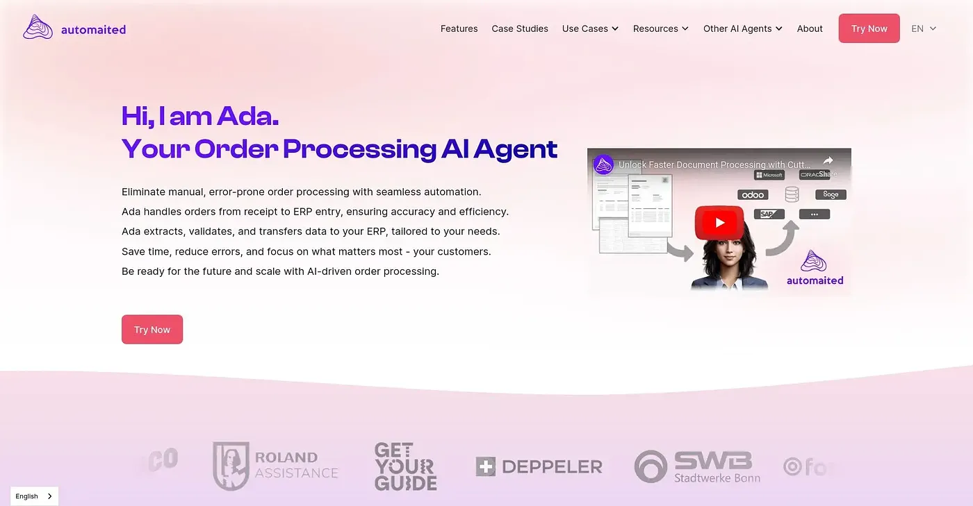 Screenshot of Automaited