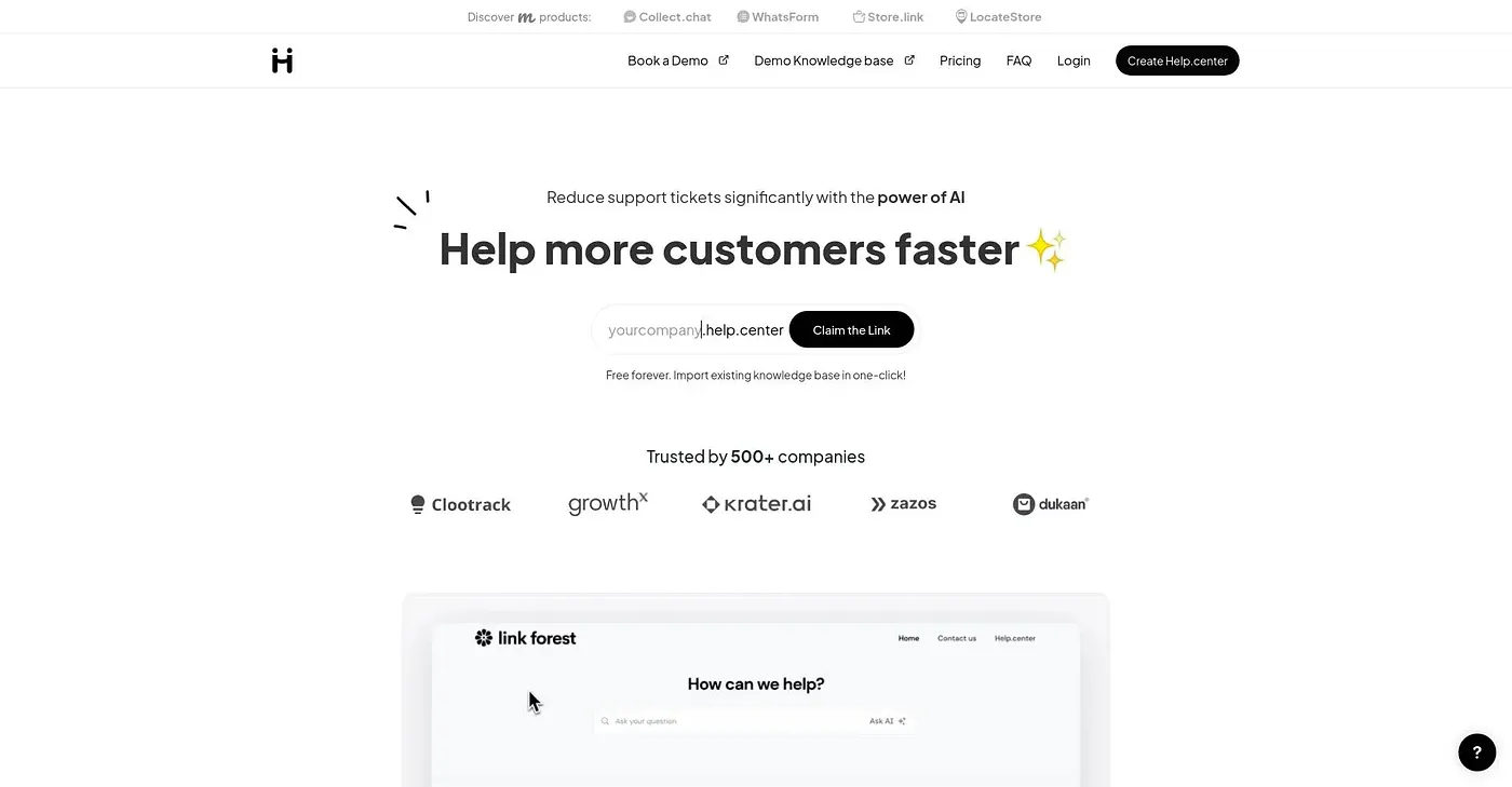 Screenshot of AI Chat