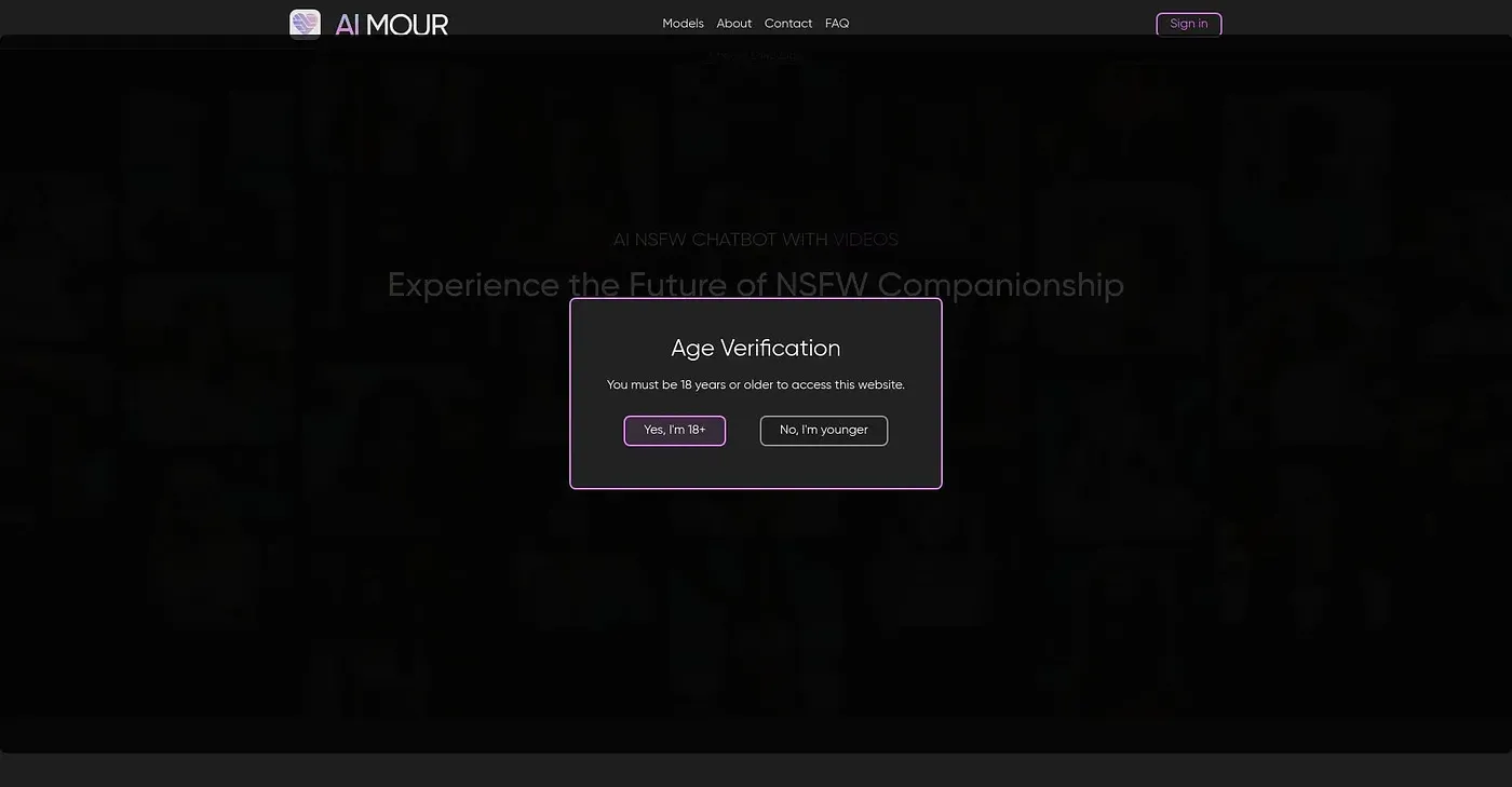 Screenshot of AIMOUR