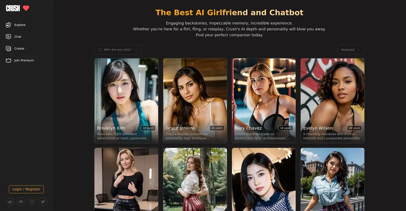 Screenshot of Crush