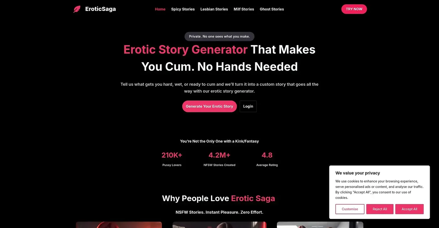 Screenshot of Erotic Saga