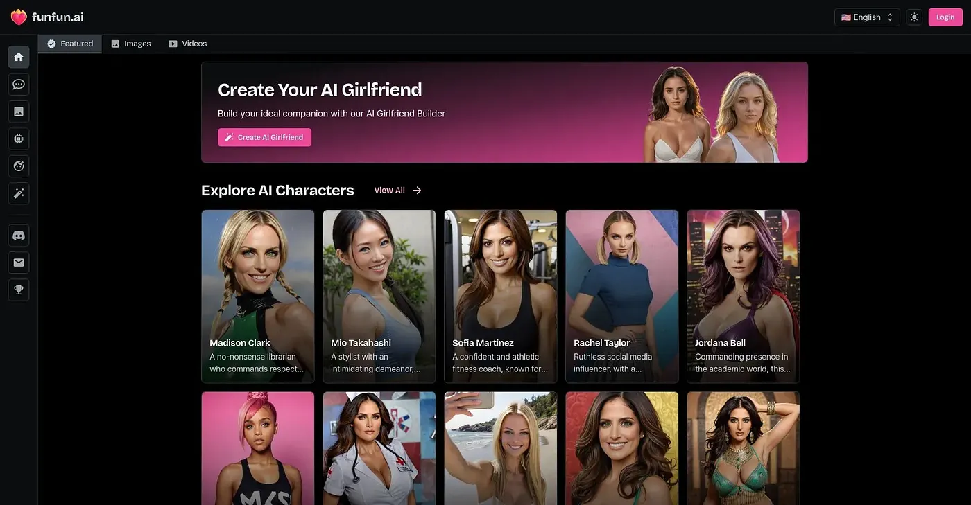 Screenshot of FunFun AI