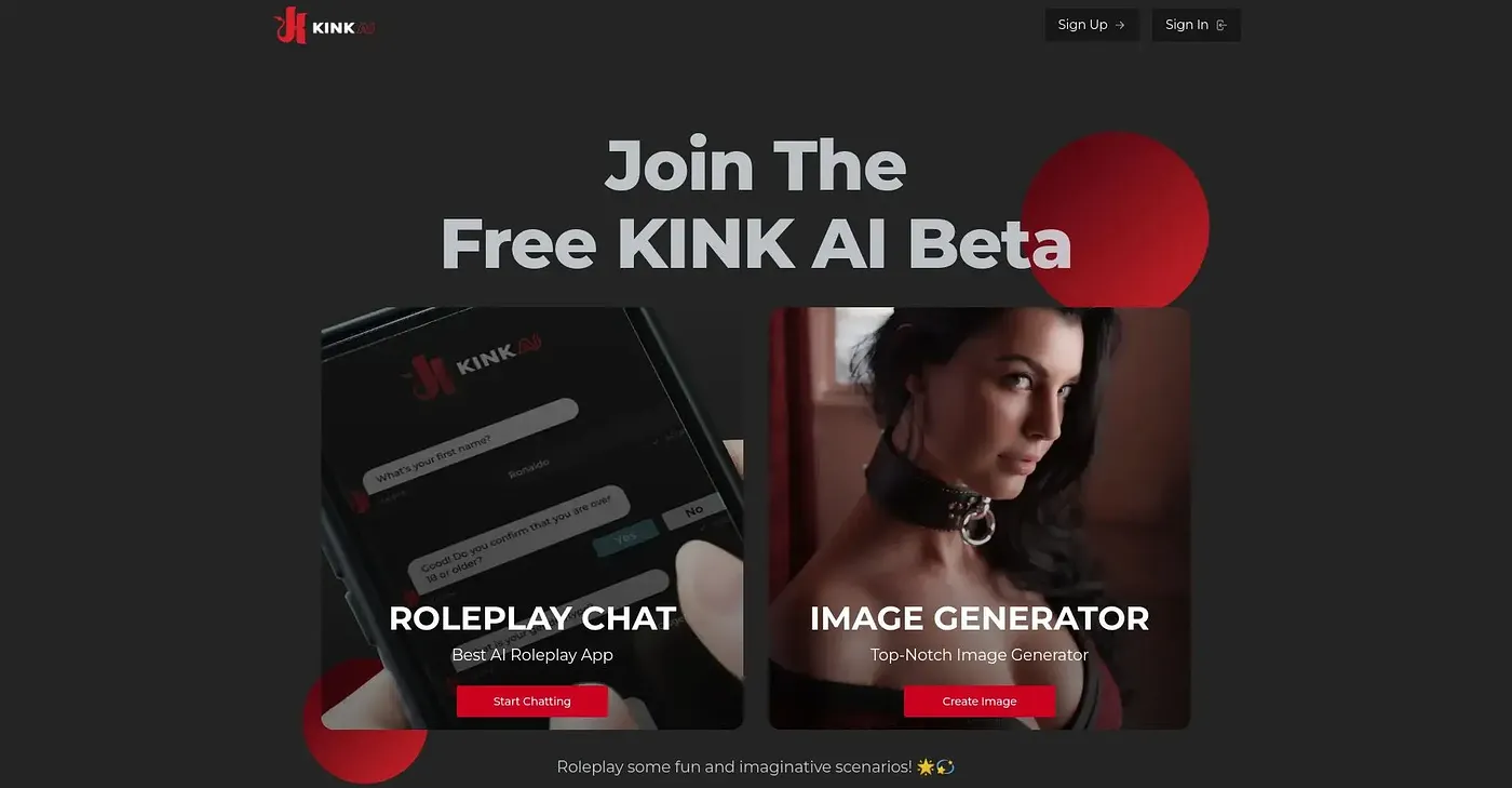 Screenshot of Kink