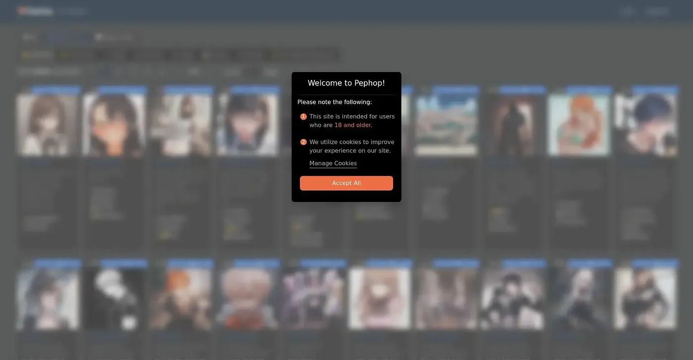 Screenshot of PepHop