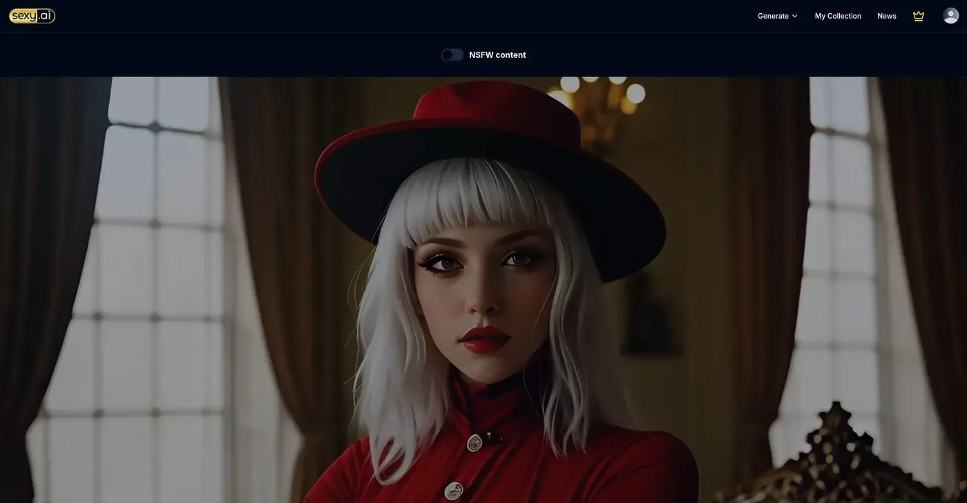 Screenshot of Sexy AI