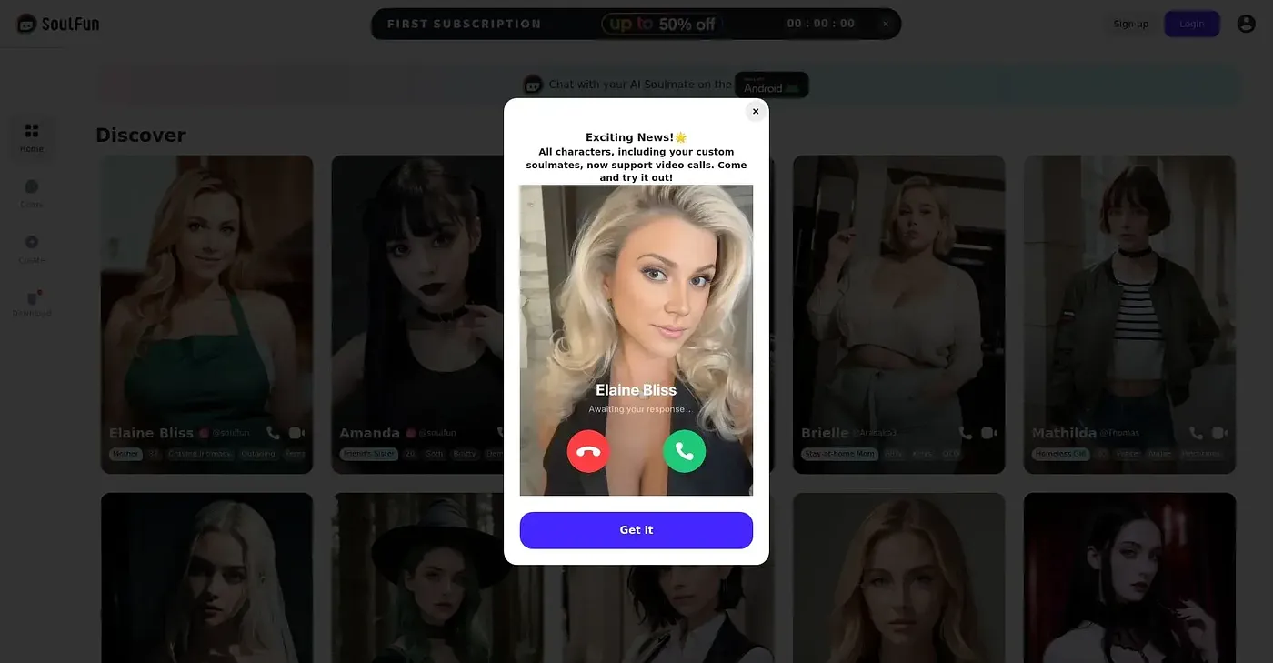 Screenshot of SoulFun