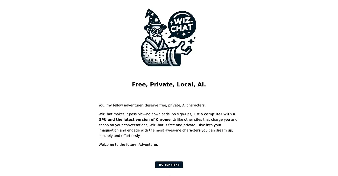 Screenshot of WizChat