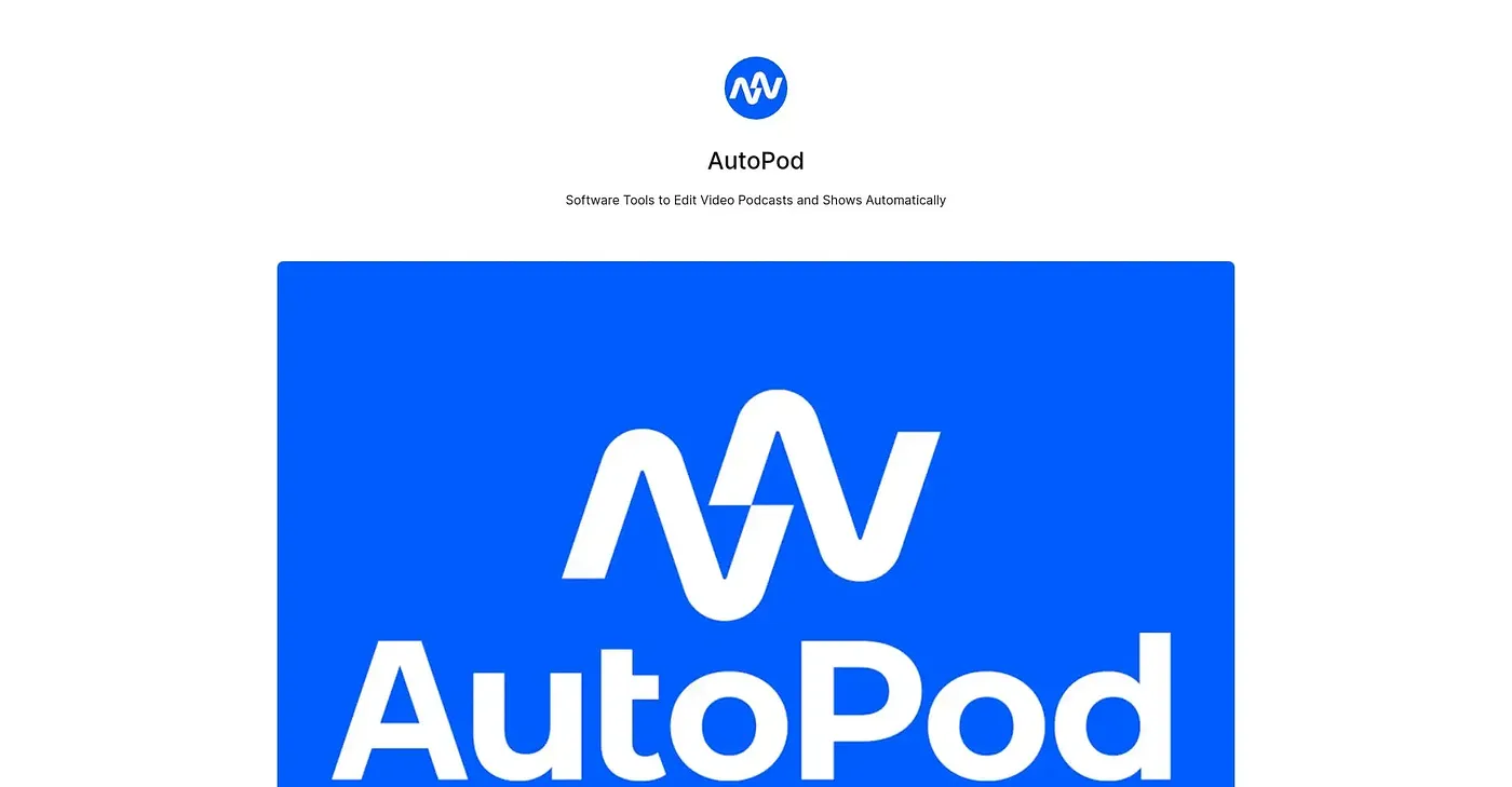 Screenshot of Autopod