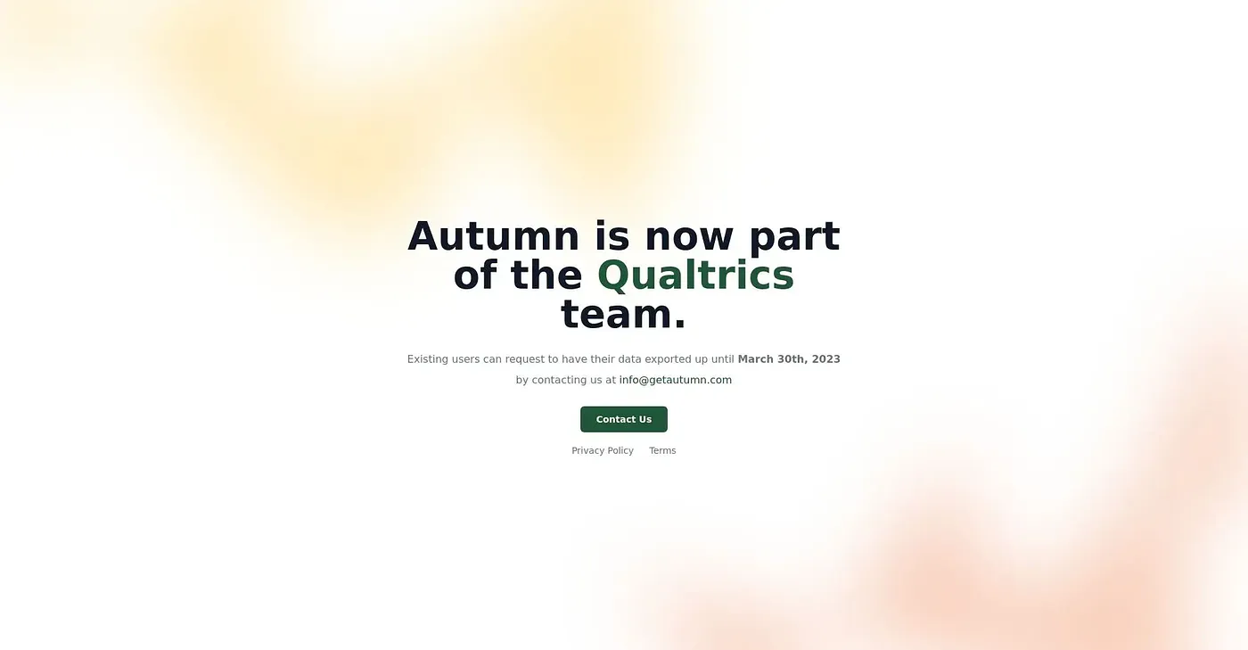 Screenshot of Autumn