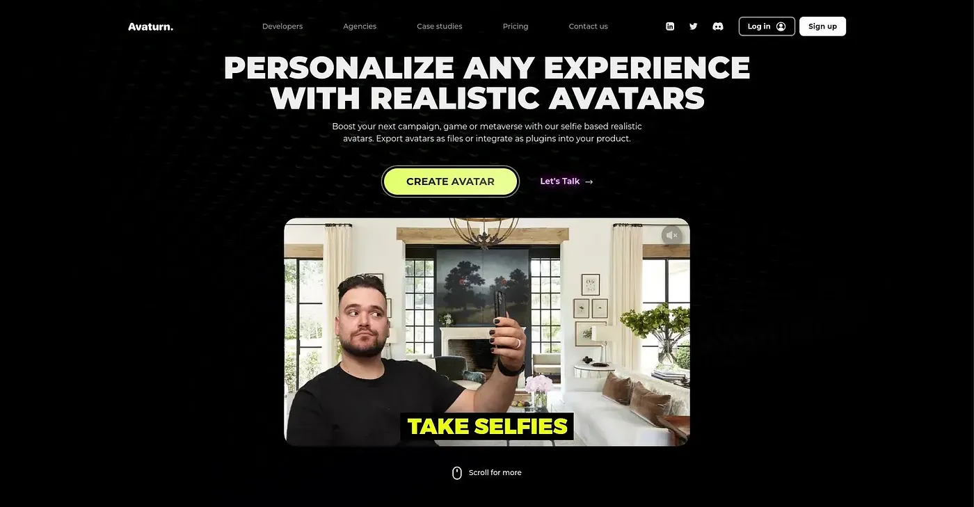 Screenshot of Avaturn