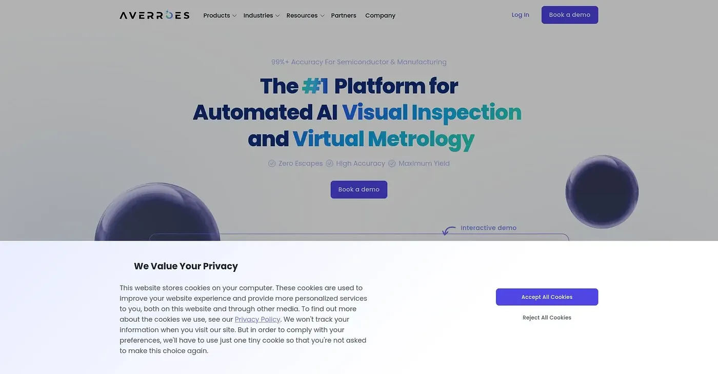 Screenshot of Averroes AI