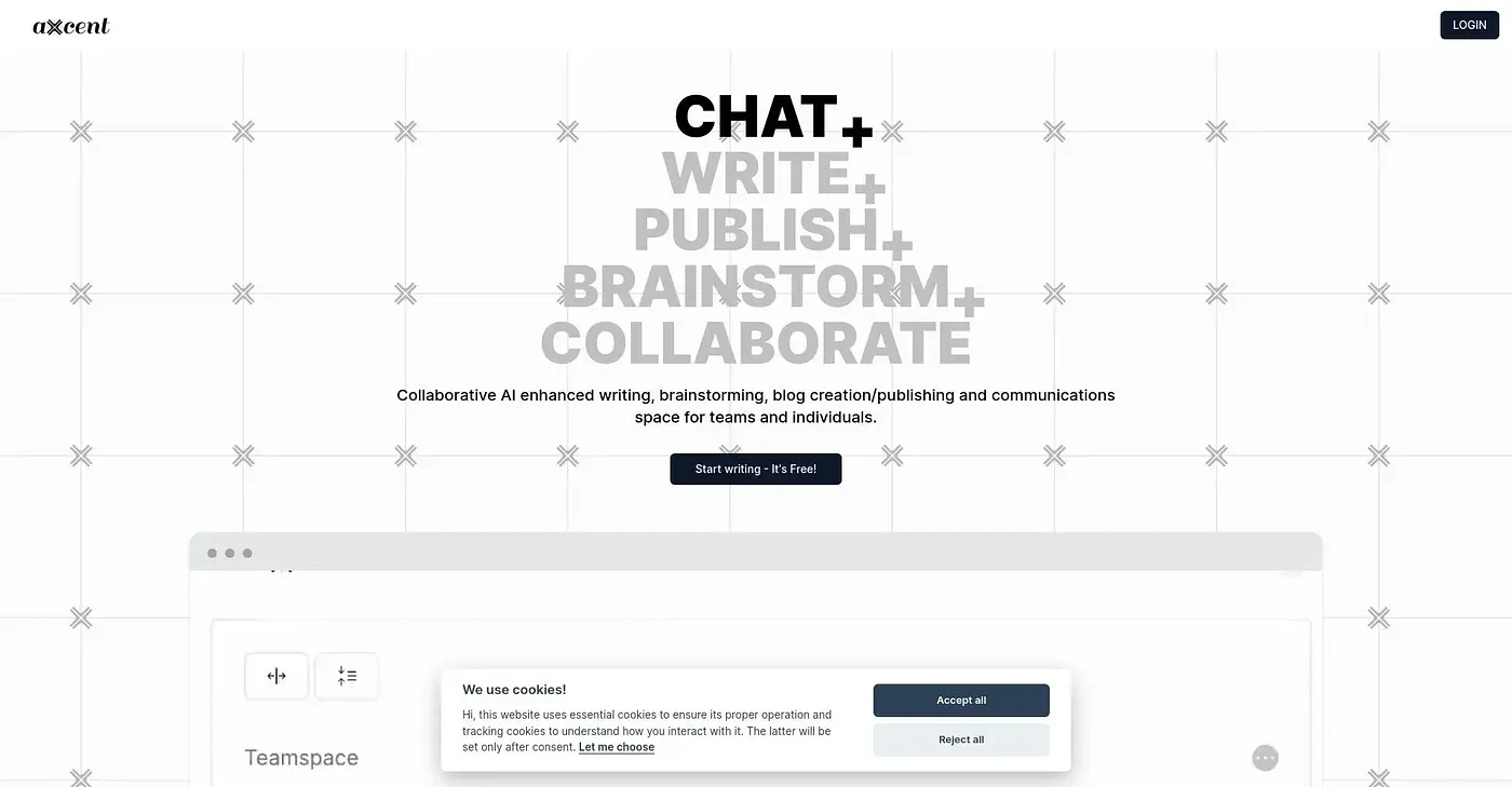 Screenshot of Axcent