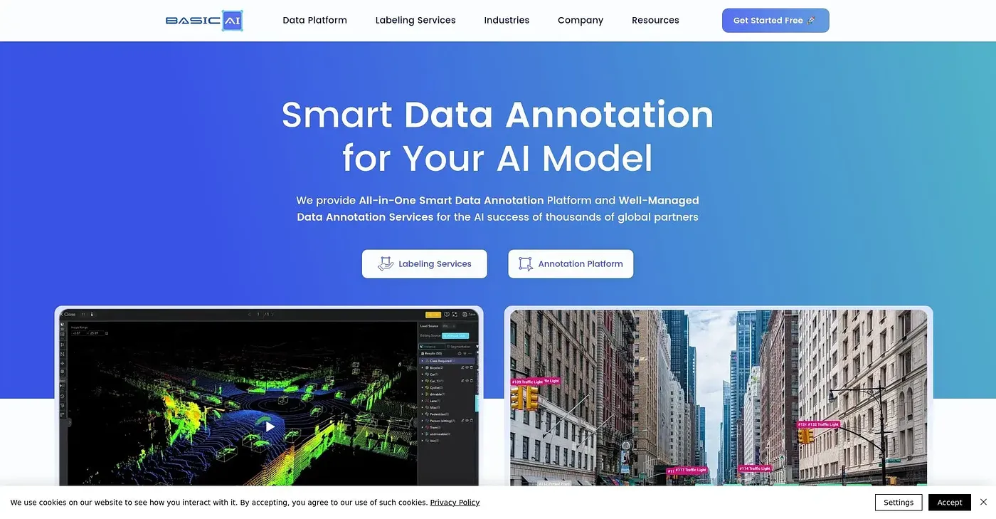 Screenshot of Basic AI
