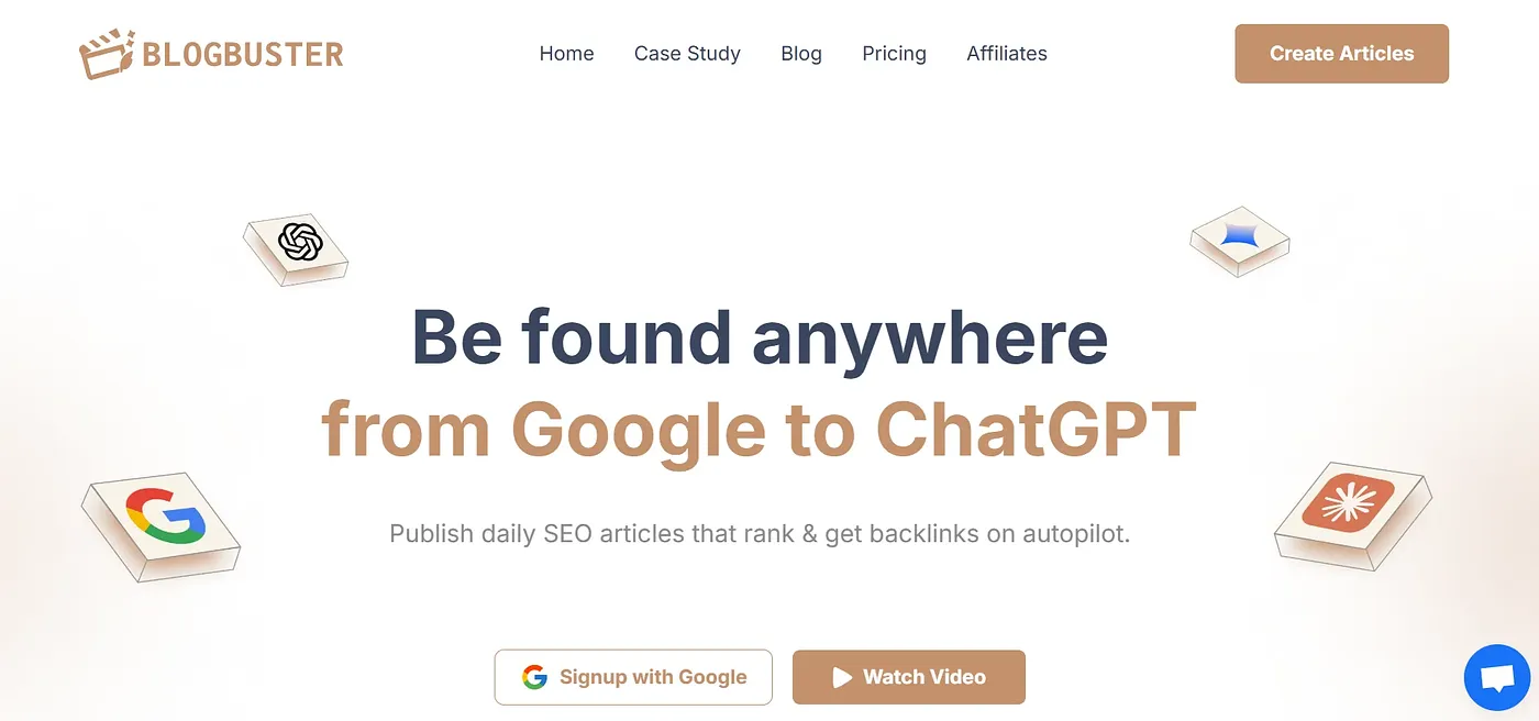 Screenshot of BlogBuster