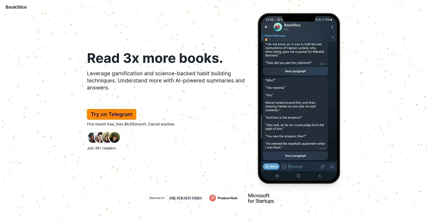Screenshot of Bookslice