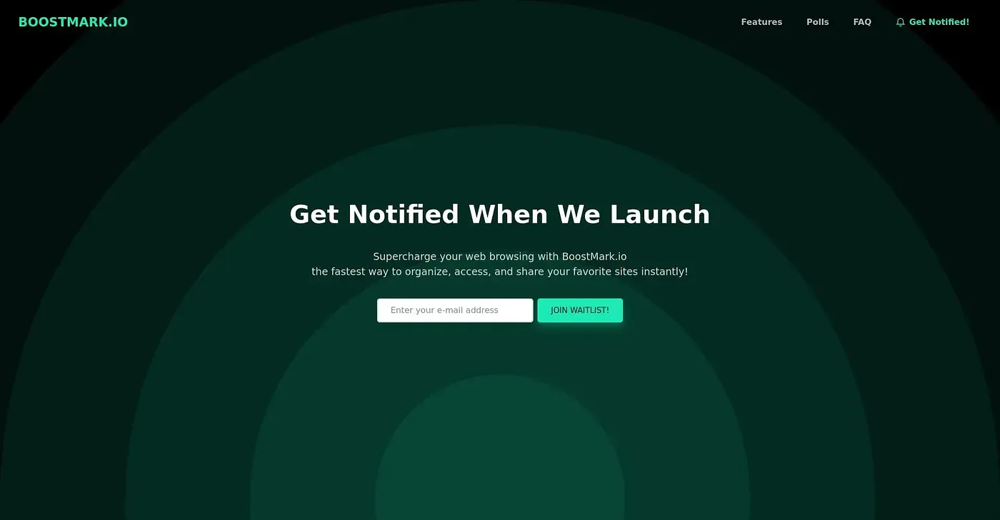 Screenshot of Boostmark