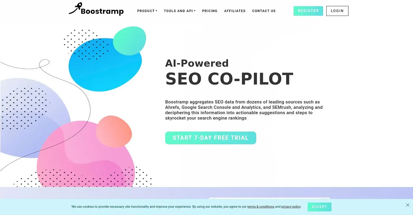 Screenshot of Boostramp