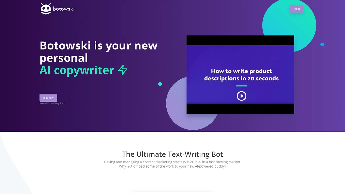 Screenshot of Botowski
