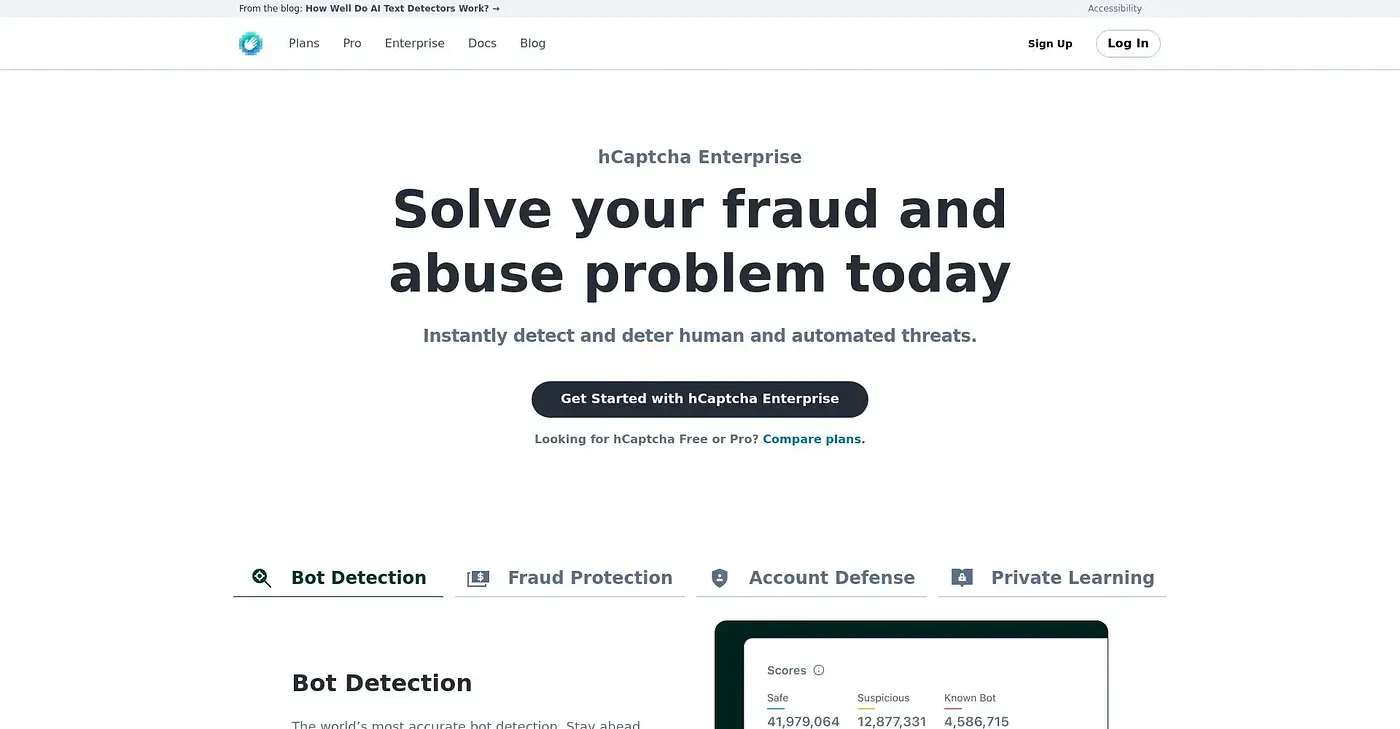 Screenshot of Botstop