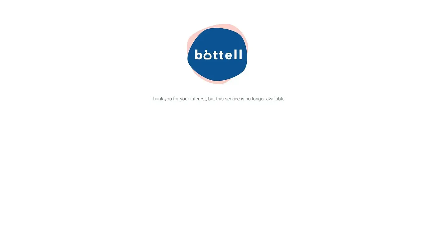 Screenshot of Bottell