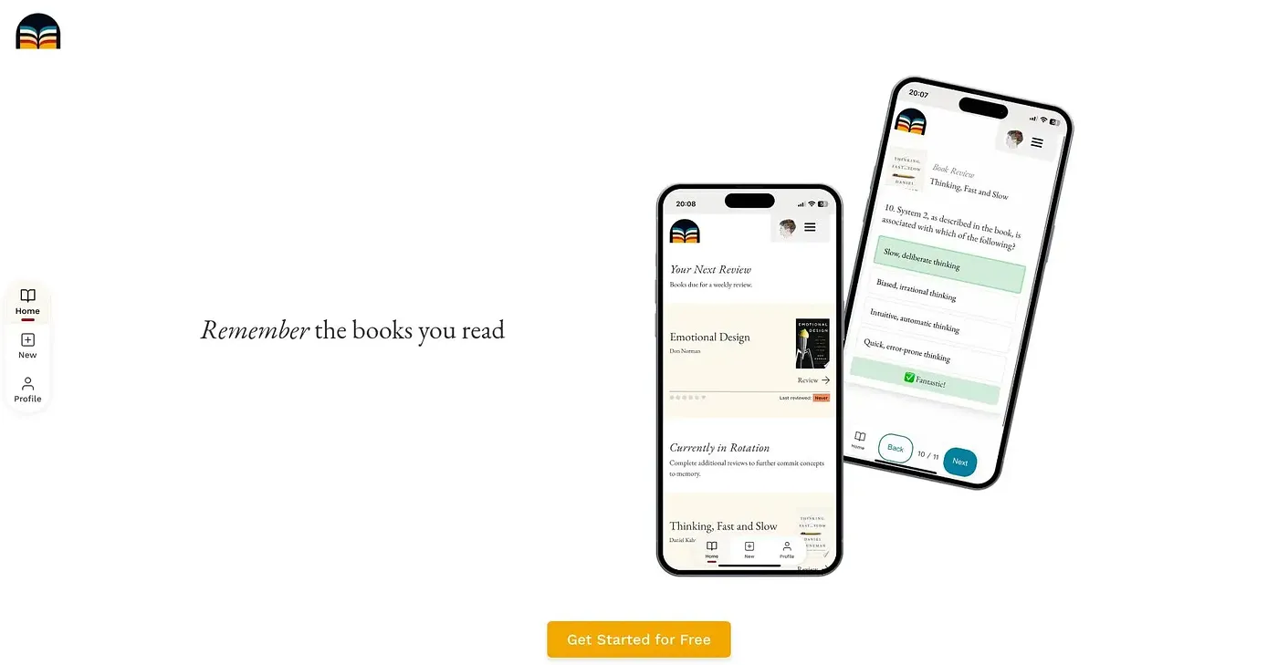 Screenshot of Book Wield