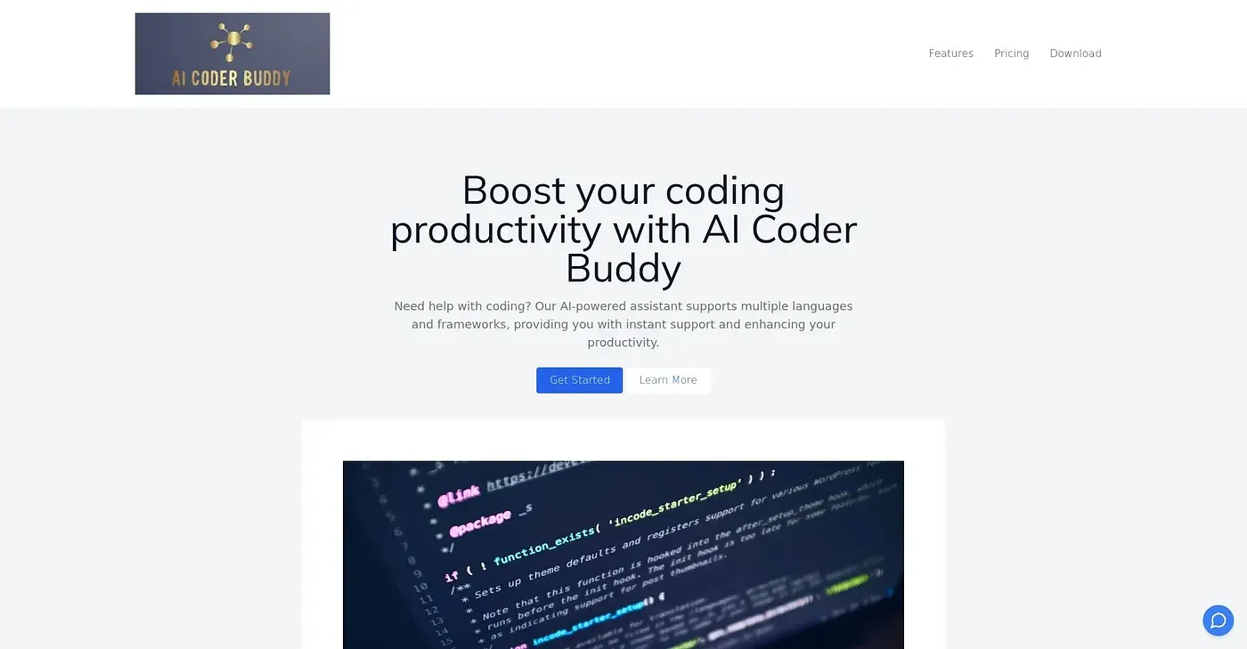 Screenshot of AI Coder Buddy
