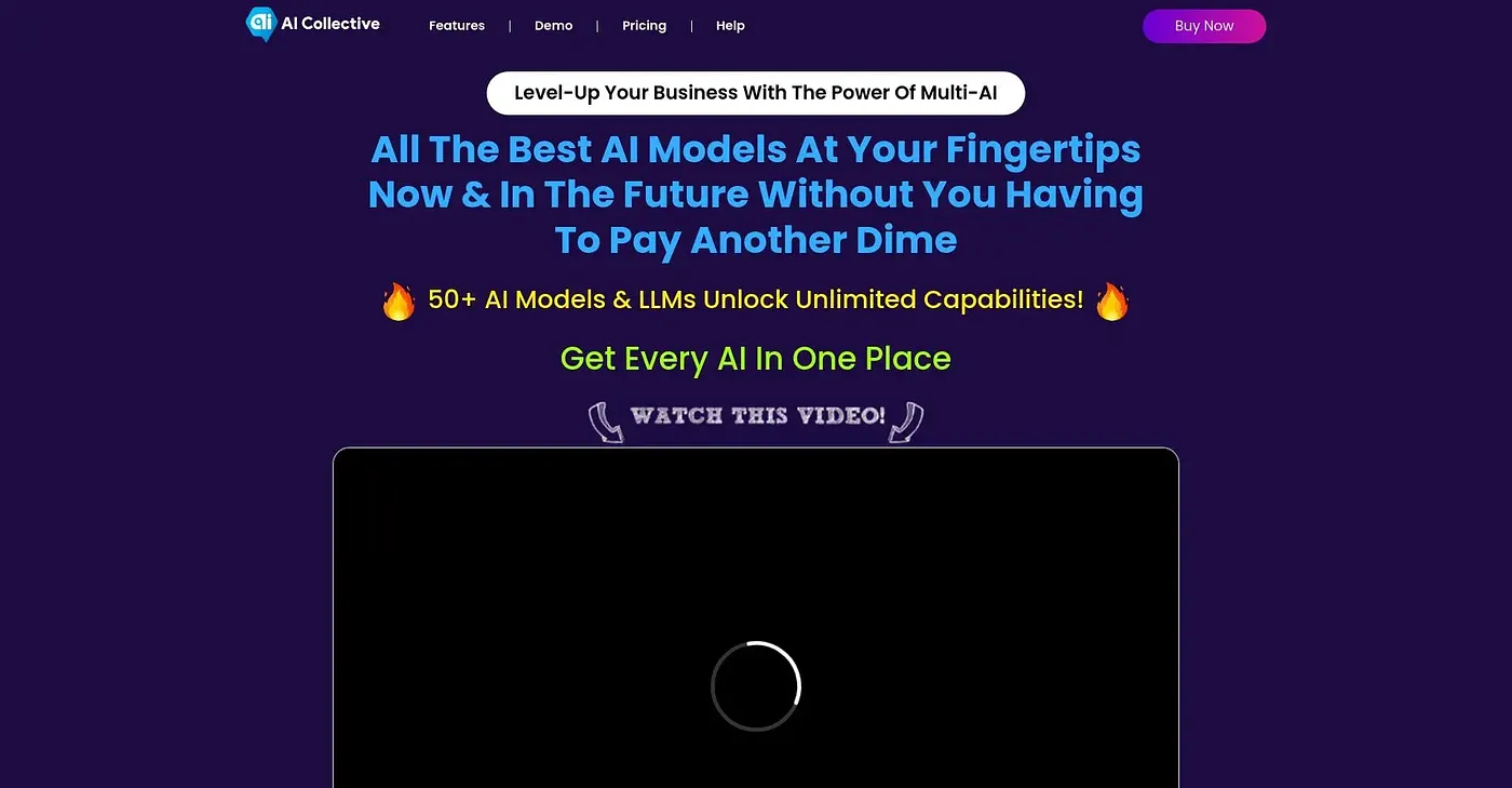 Screenshot of AI Collective