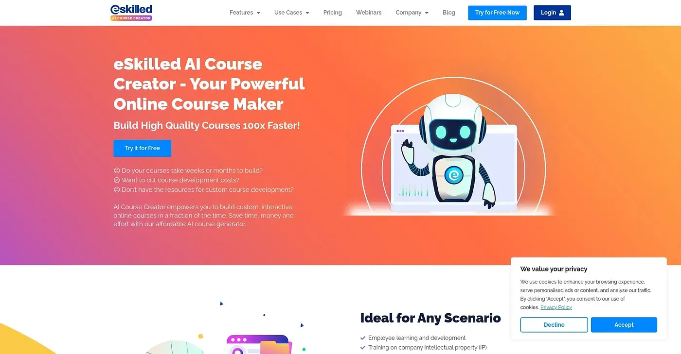 Screenshot of AI Course Creator