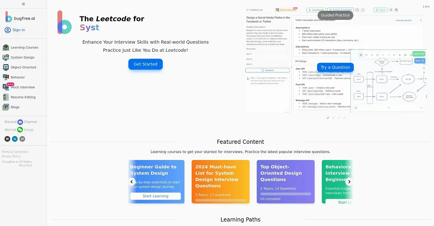 Screenshot of Bug Free AI