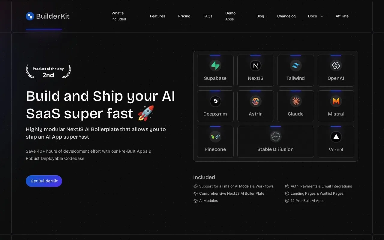 Screenshot of Builder Kit AI
