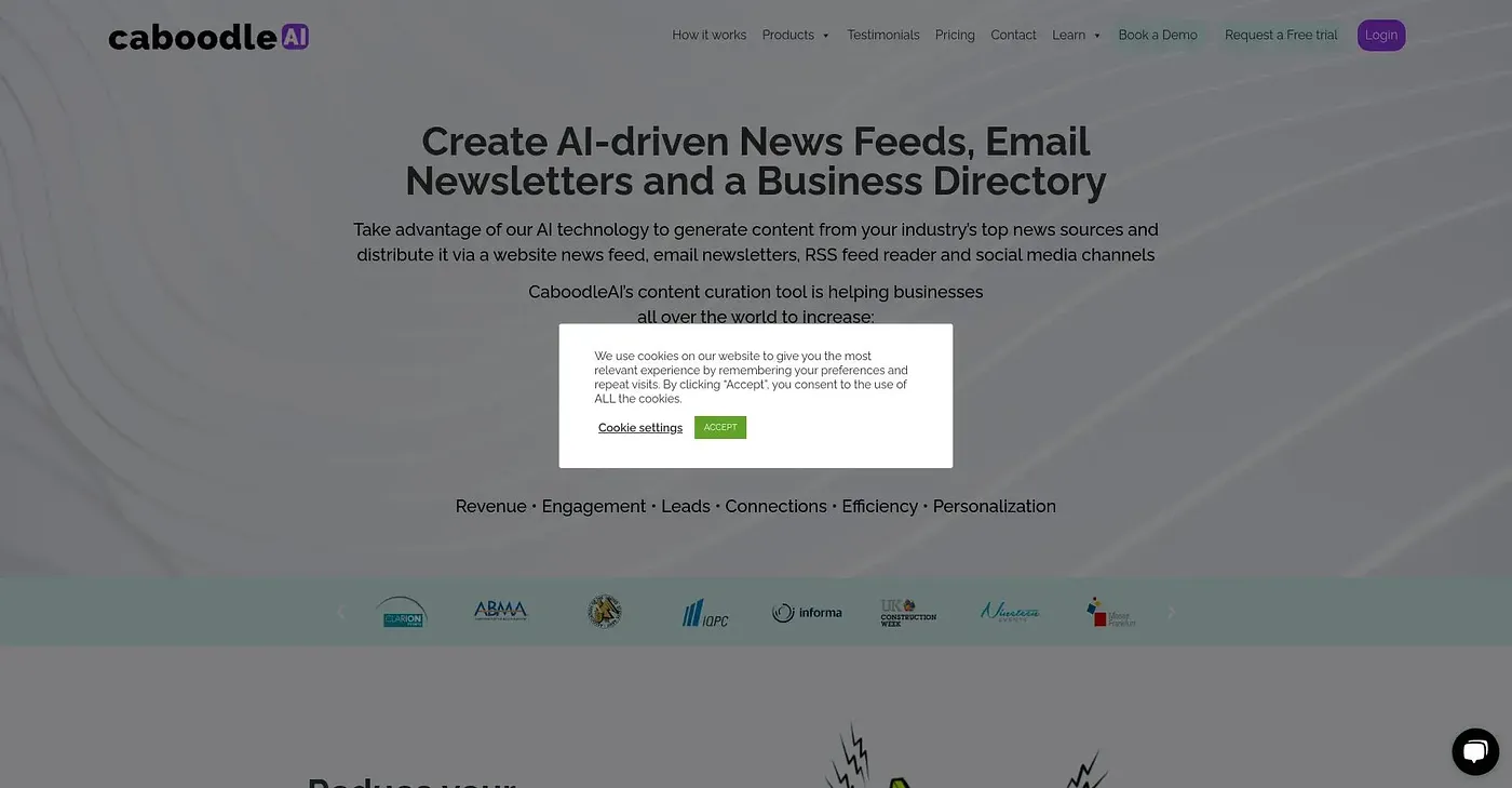 Screenshot of CaboodleAI