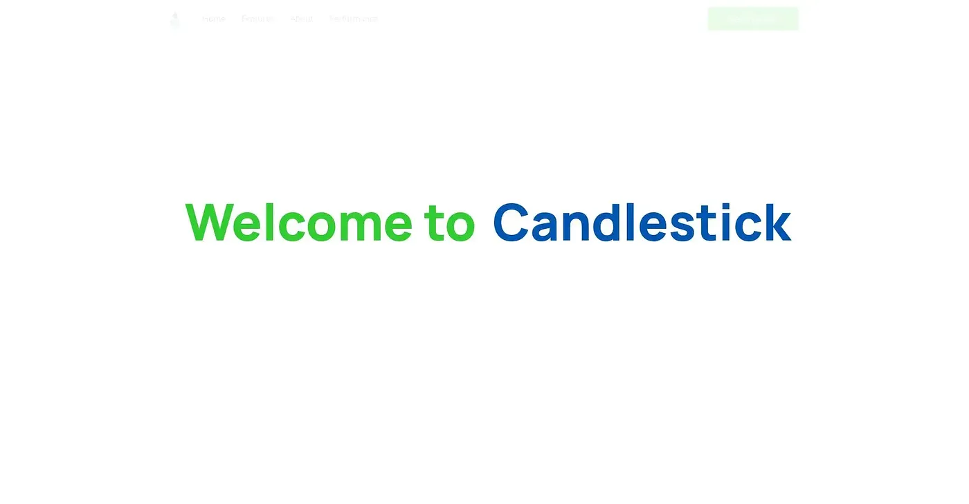 Screenshot of Candlestick AI