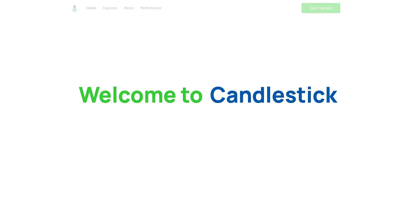 Screenshot of Candlestick AI