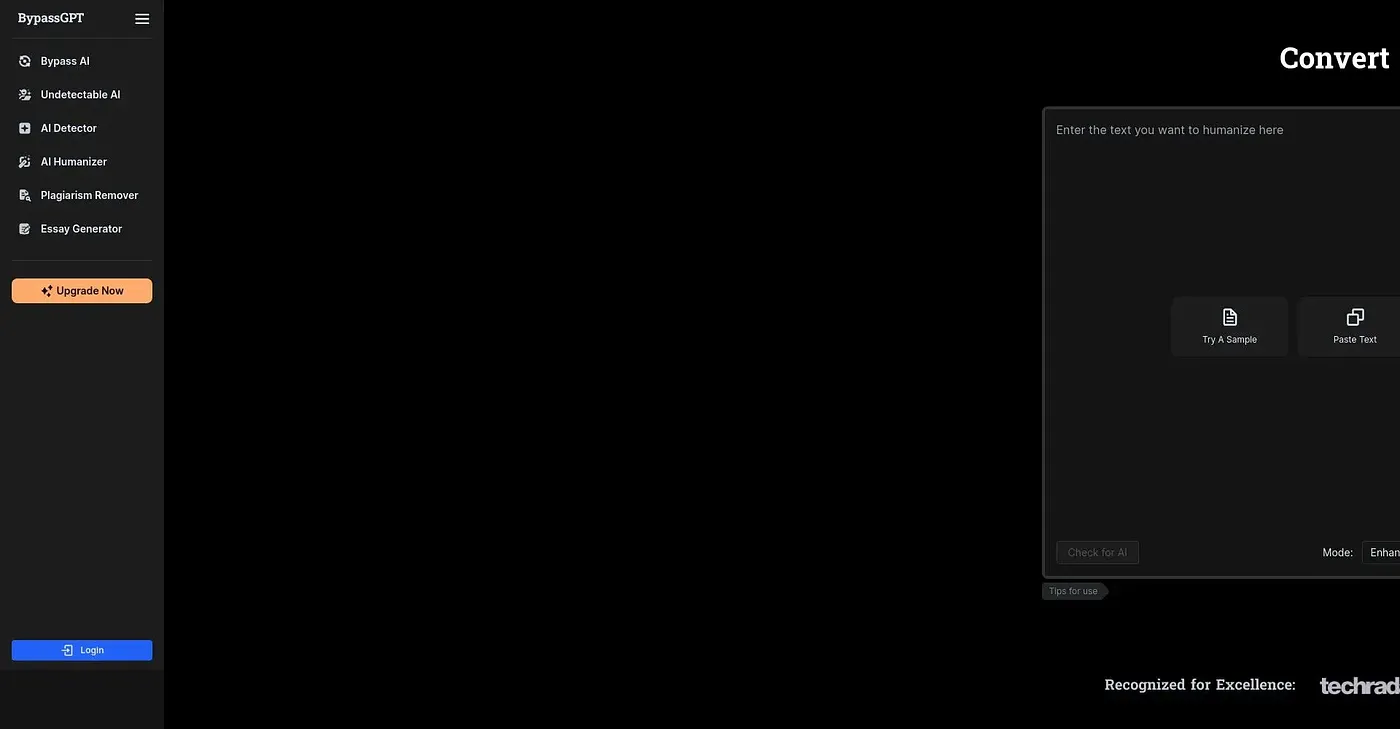 Screenshot of Bypass Gpt