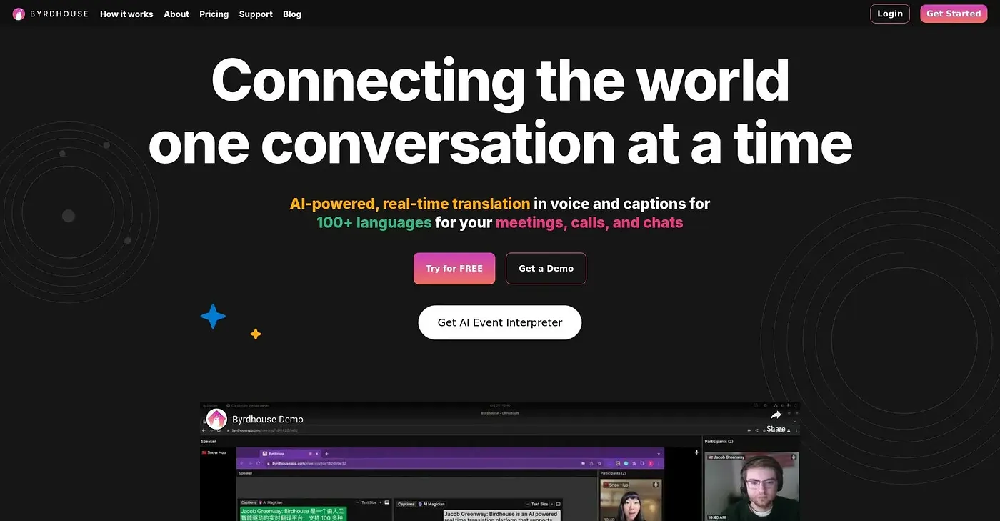 Screenshot of Byrdhouse