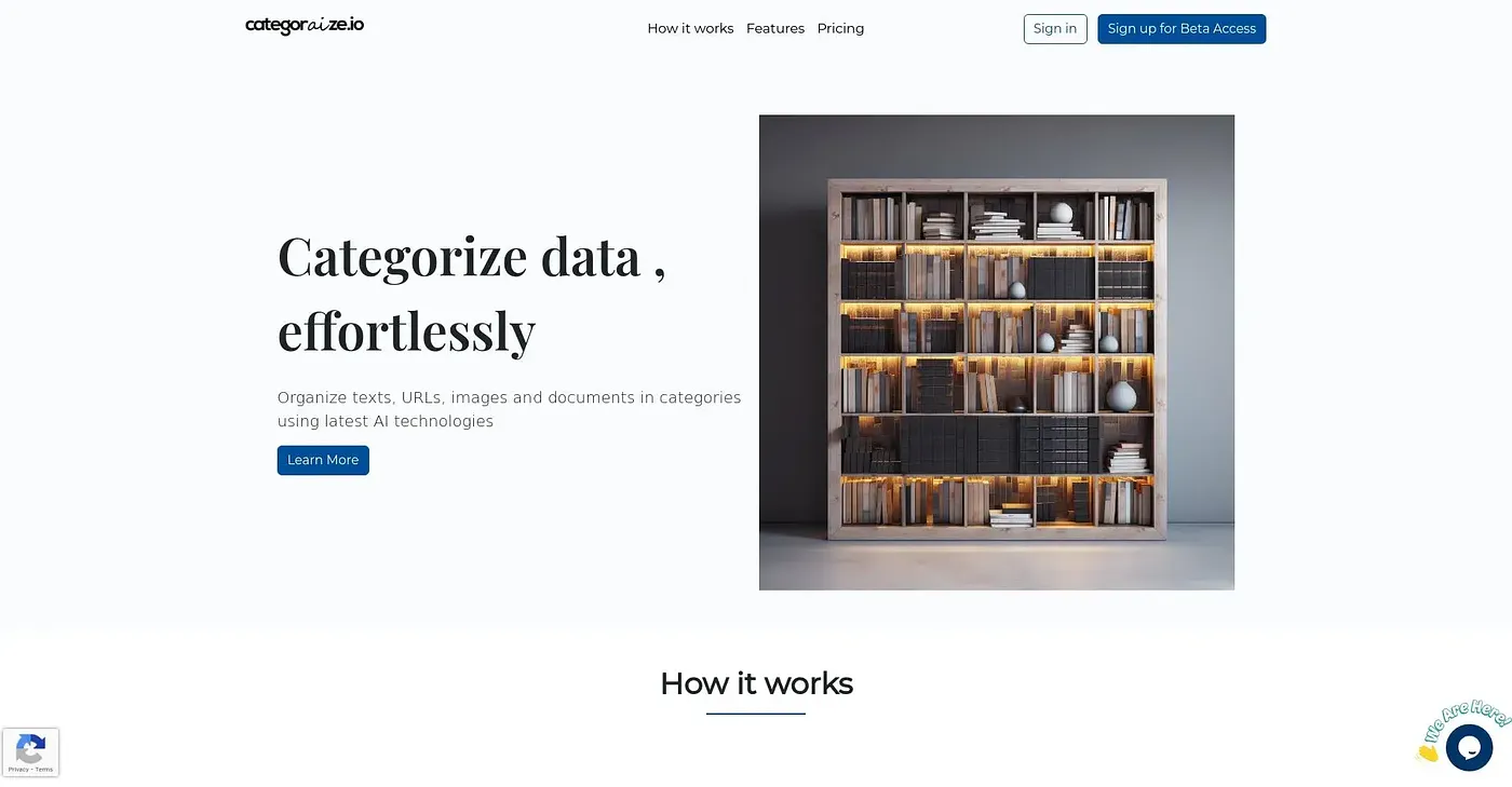 Screenshot of Categoraize