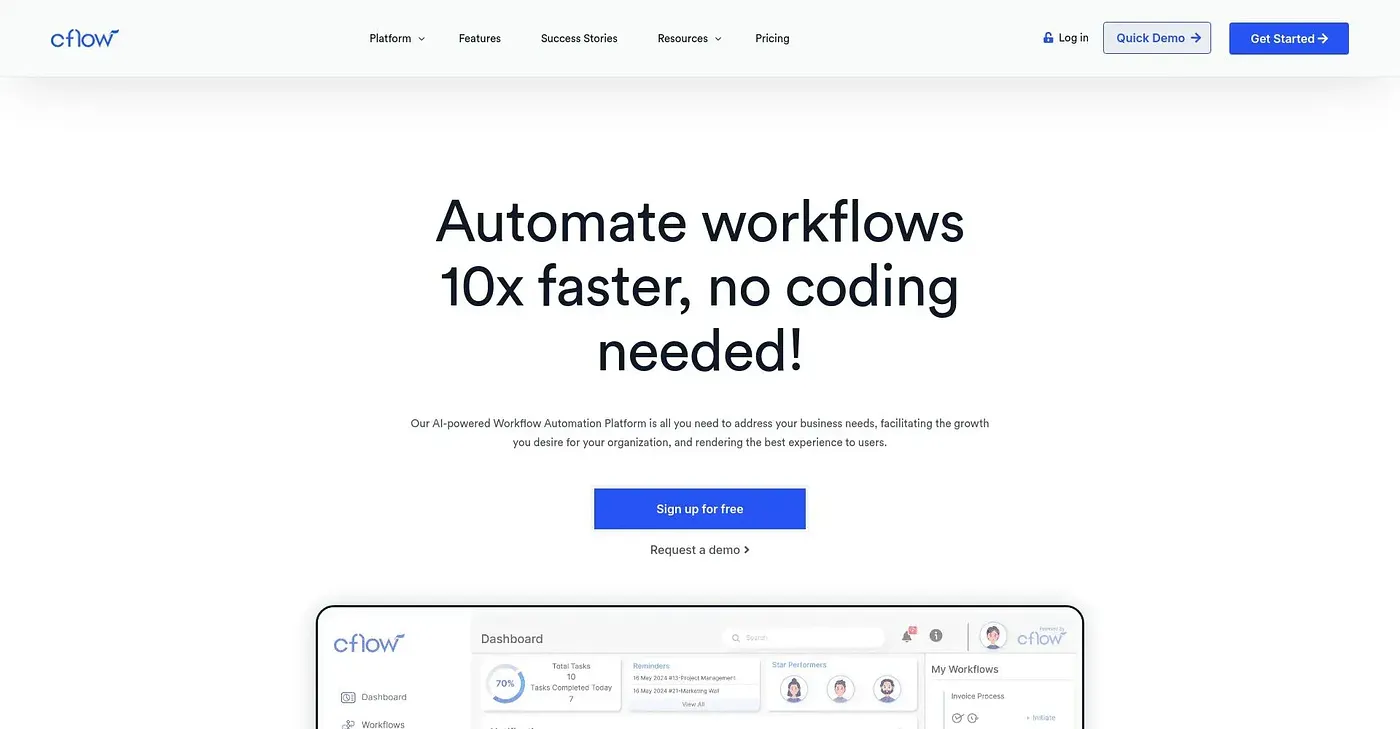 Screenshot of Cflow