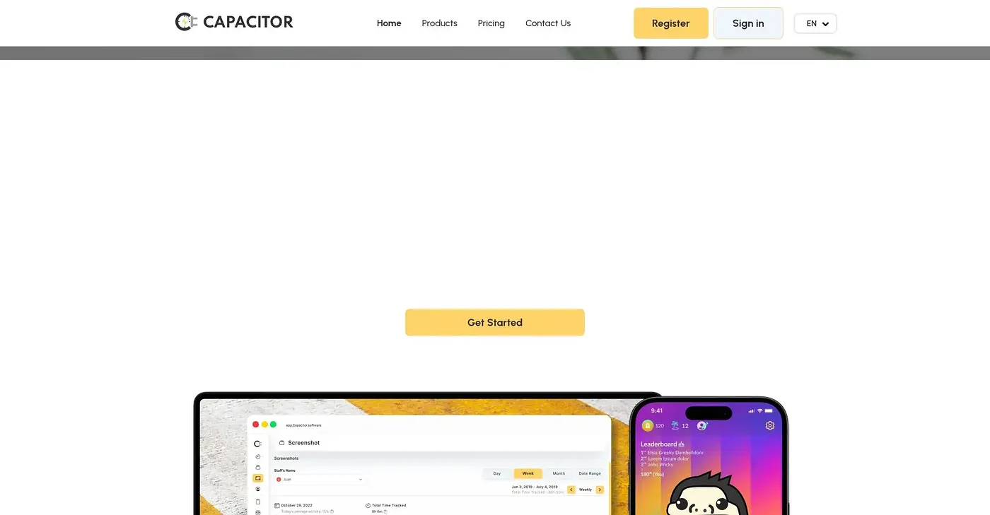 Screenshot of Capacitor