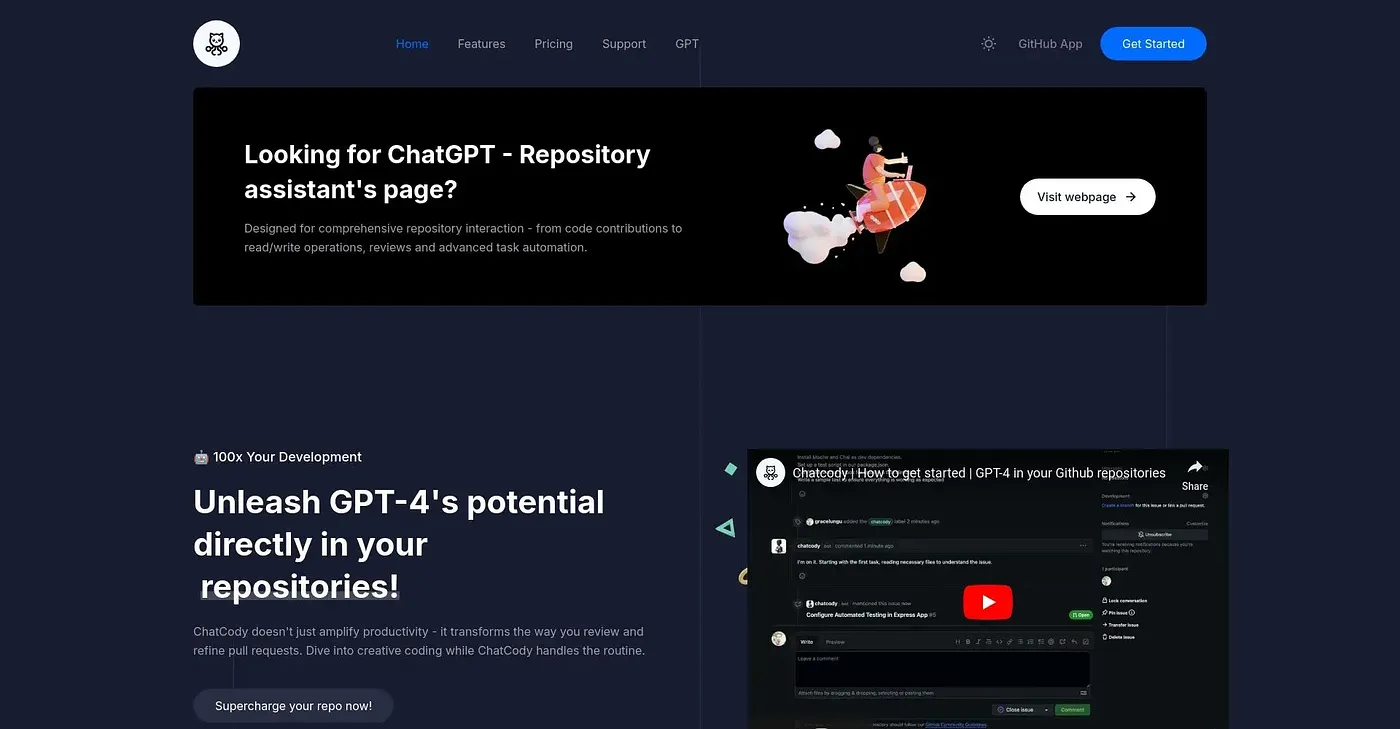 Screenshot of ChatCody
