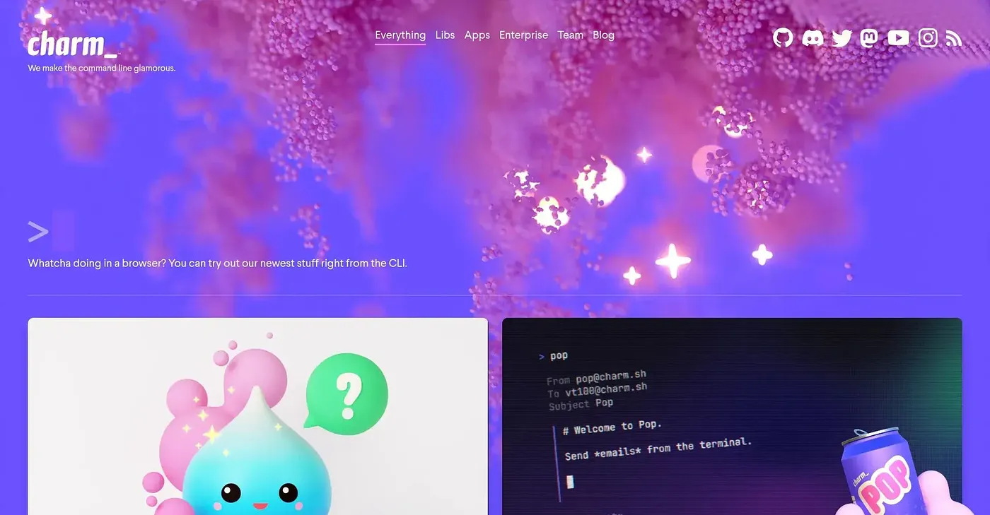 Screenshot of Charm