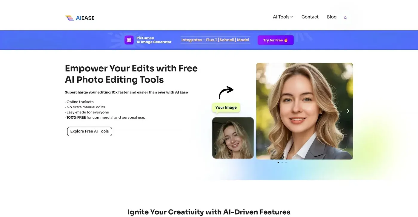 Screenshot of AI Ease