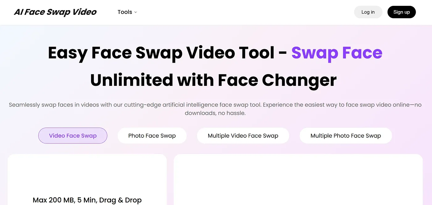 Screenshot of AI Face Swap Video
