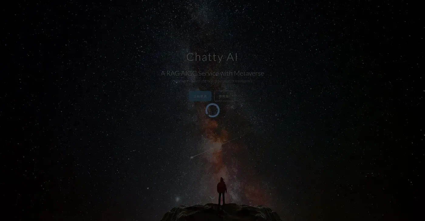 Screenshot of Chatty AI